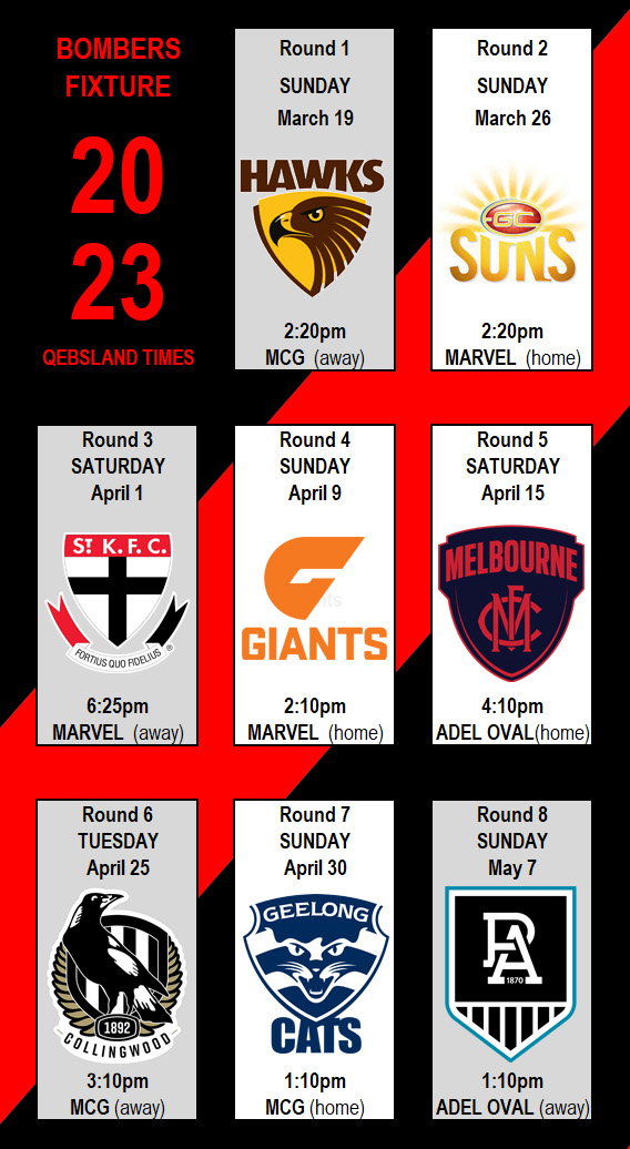 First 8 games